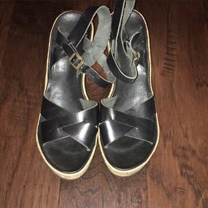 Kork-Ease Wedge Sandals Size 8